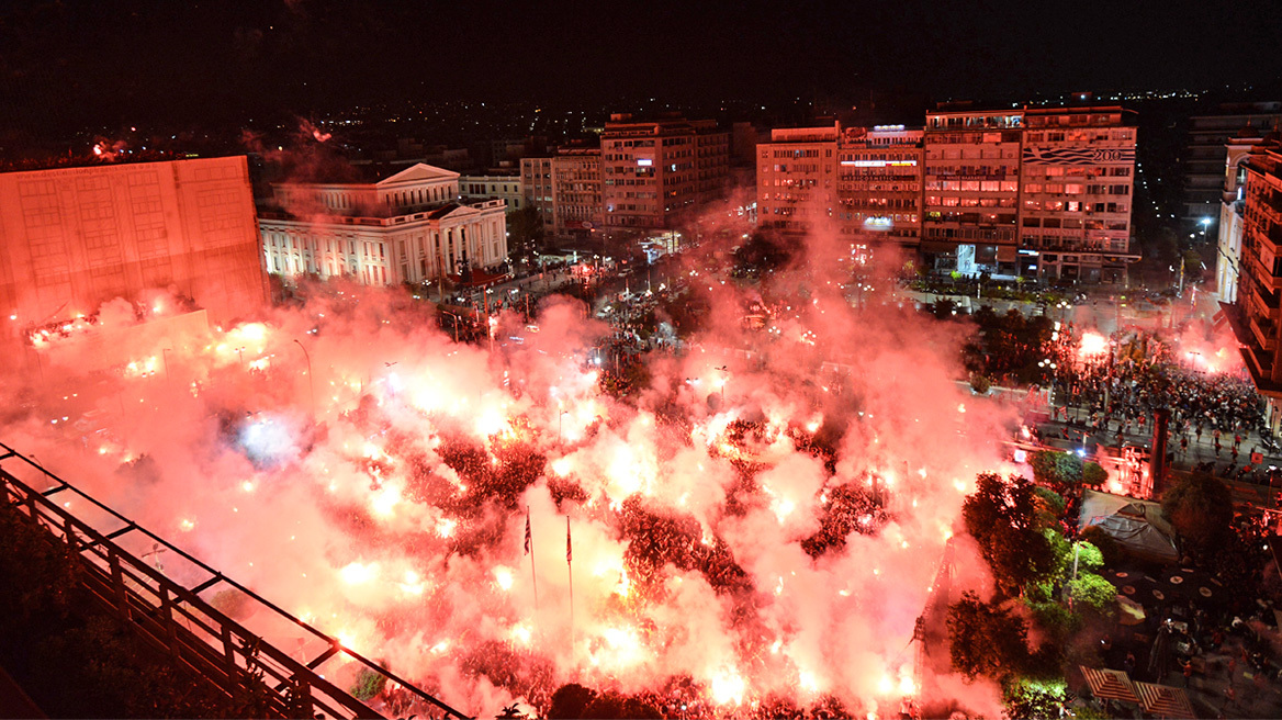 Ολυμπιακός: Δείτε τι έγινε στον Πειραιά τη στιγμή που έκανε το 1-0 με τη Φιορεντίνα