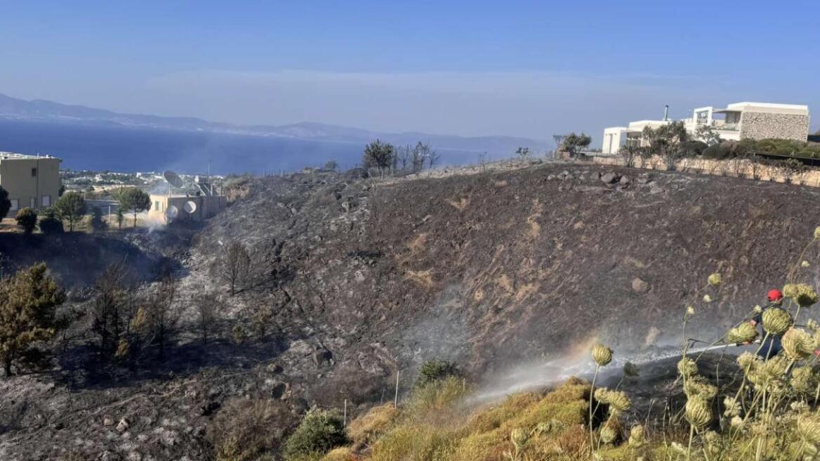 Υπό έλεγχο η φωτιά στην Κω - Δείτε βίντεο και φωτογραφίες