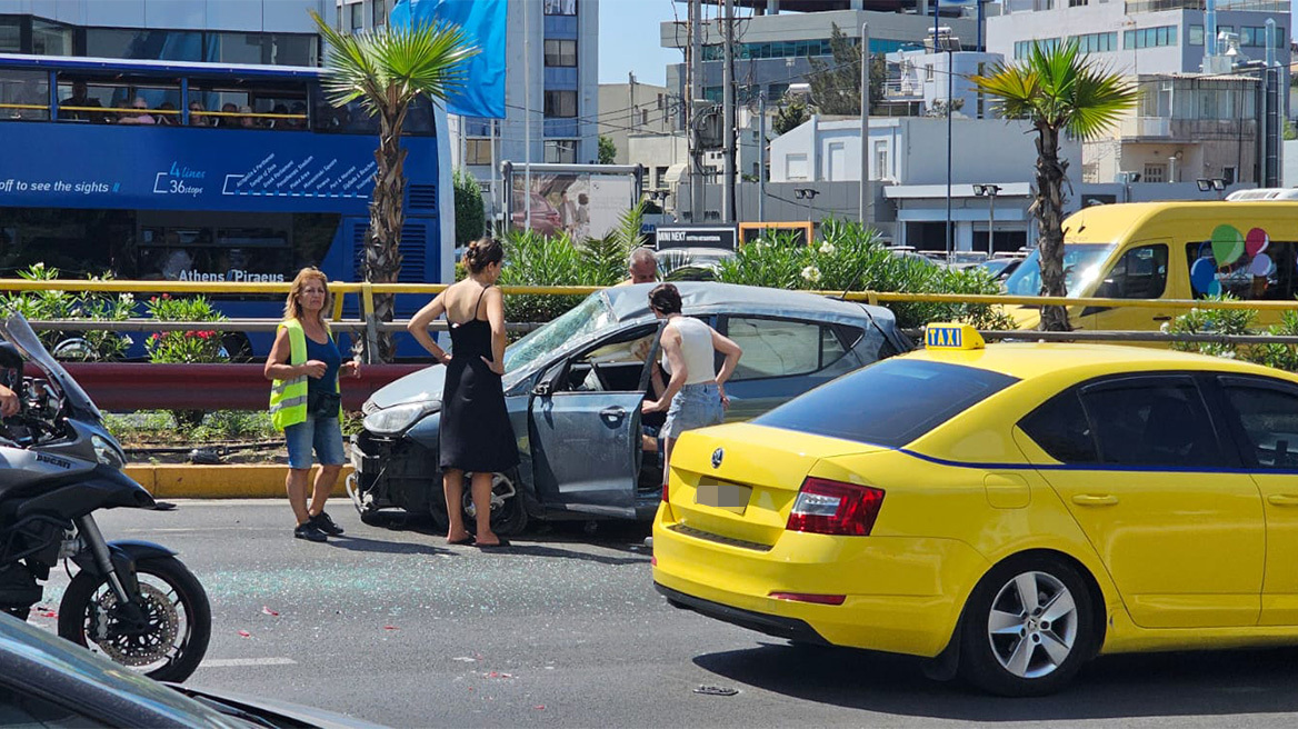 Τροχαίο στη Συγγρού: Βίντεο ντοκουμέντο από το ατύχημα - Αναποδογύρισε πέντε φορές