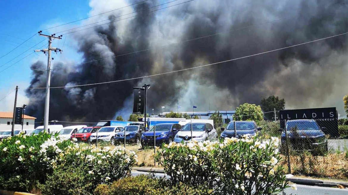 Φωτιά στη Βάρης Κορωπίου: Εντολές εκκένωσης σε Λαμπρικά και Κίτσι από το 112 - Ενισχύονται οι πυροσβεστικές δυνάμεις