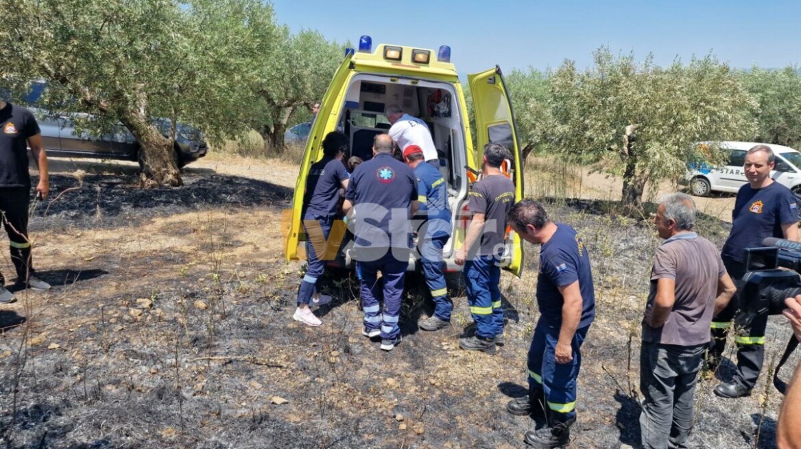 Λαμία: Τραυματίστηκε 63χρονος αγρότης που προσπάθησε να σβήσει φωτιά στους Κομποτάδες