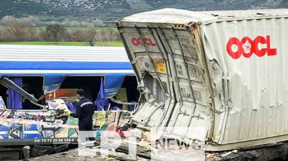 Τραγωδία στα Τέμπη: Μεταφέρθηκε στο Κουλούρι για να επανελεγχθεί κοντέινερ της εμπορικής αμαξοστοιχίας