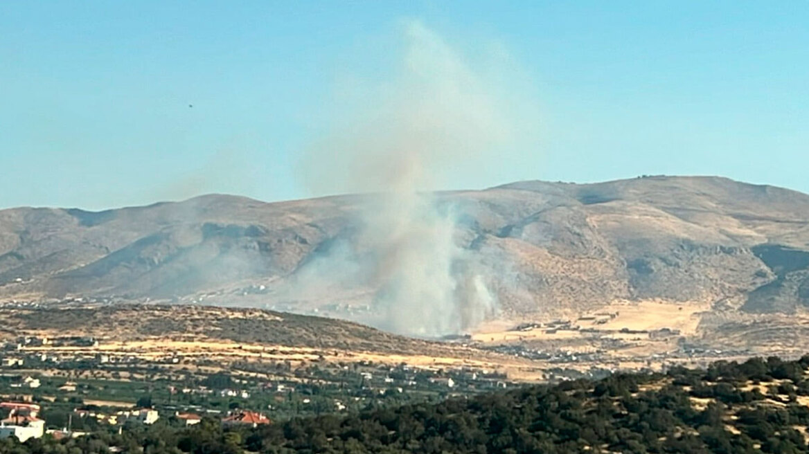 Οριοθετήθηκε η φωτιά στην Κερατέα - Δείτε βίντεο