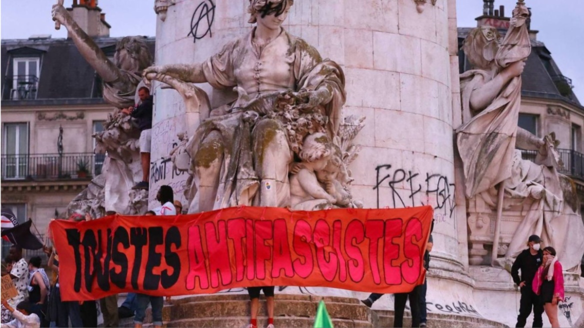 Διαδηλώσεις στη Γαλλία κατά της ακροδεξιάς, επεισόδια σε αρκετές πόλεις - Δείτε βίντεο 