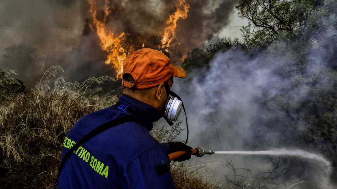 Φωτιά στον Λαγκαδά Θεσσαλονίκης: Χωρίς ενεργό μέτωπο 