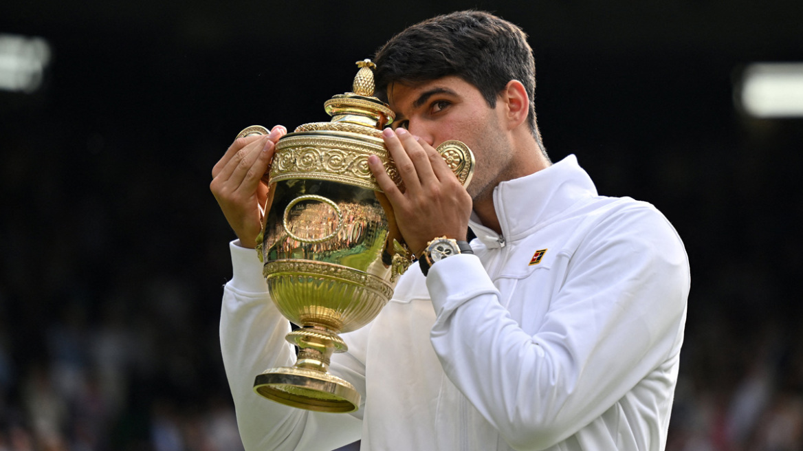 Wimbledon: Ο Αλκαράθ διέλυσε με 3-0 τον Τζόκοβιτς και κατέκτησε ξανά τον τίτλο στο Λονδίνο