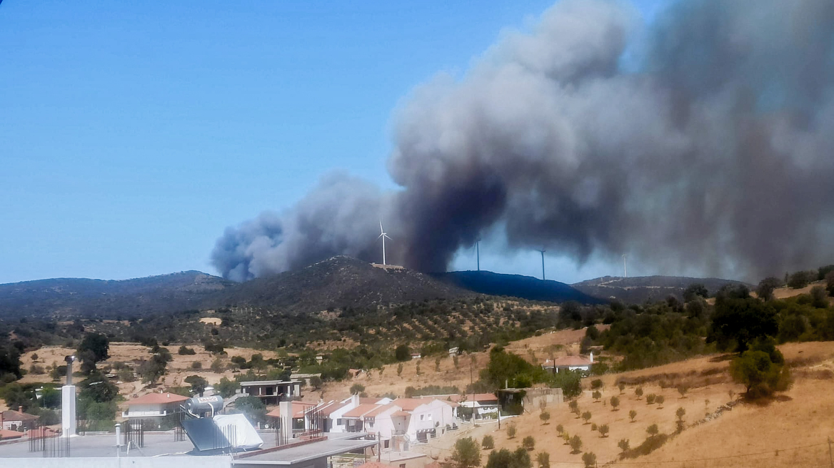 Φωτιά στην Εύβοια: Οι καπνοί έχουν σκεπάσει το λιμάνι της Ραφήνας - Δείτε φωτογραφία 