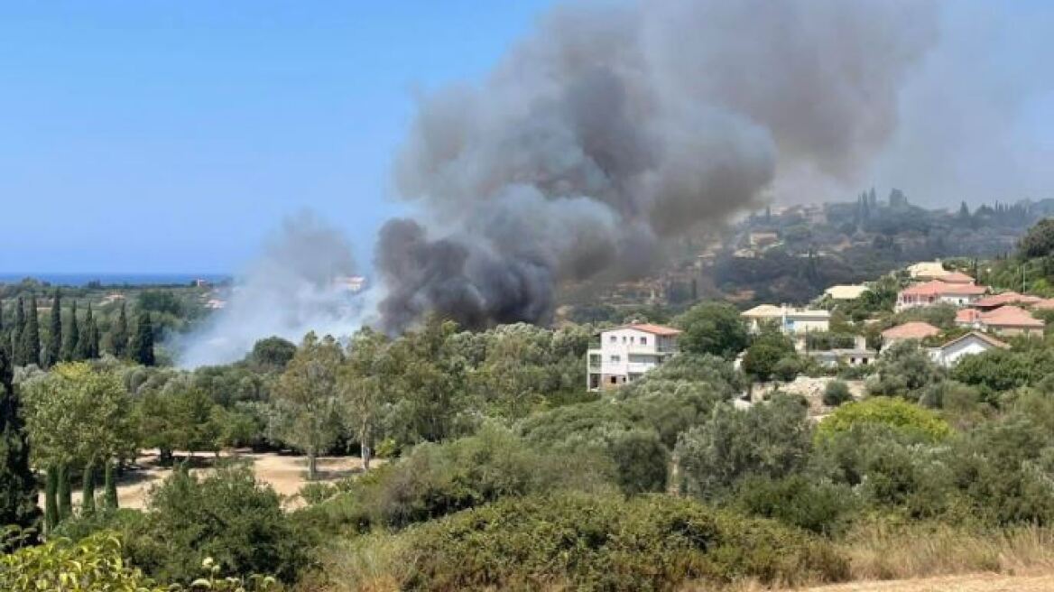 Φωτιά σε δασική έκταση στην Κεφαλονιά - Τέθηκε άμεσα υπό έλεγχο