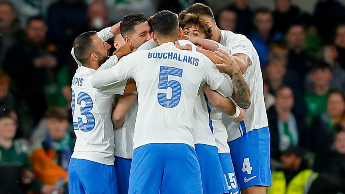 Nations League: Ιρλανδία – Ελλάδα 0-2: Έκανε το 2Χ2 η Εθνική με γκολάρες Ιωαννίδη, Τζόλη - Δείτε τα γκολ