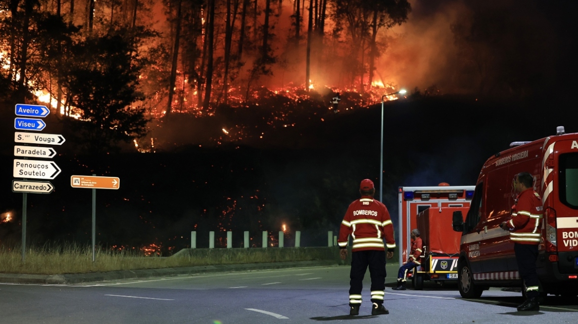 Πορτογαλία: Πάνω από 40 οι ενεργές εστίες πυρκαγιάς - Αναμένονται ενισχύσεις από Ισπανία και Μαρόκο