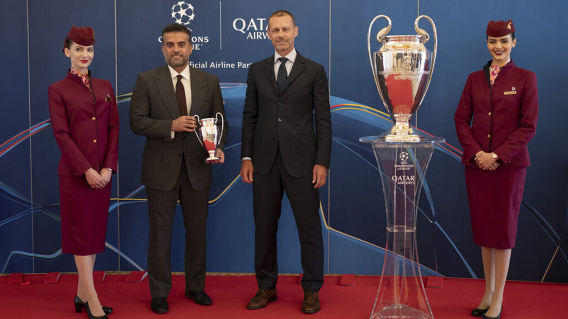 Champions League: Συμφωνία χορηγίας με την Qatar Airways έως το 2030 αξίας 500 εκατ. ευρώ 