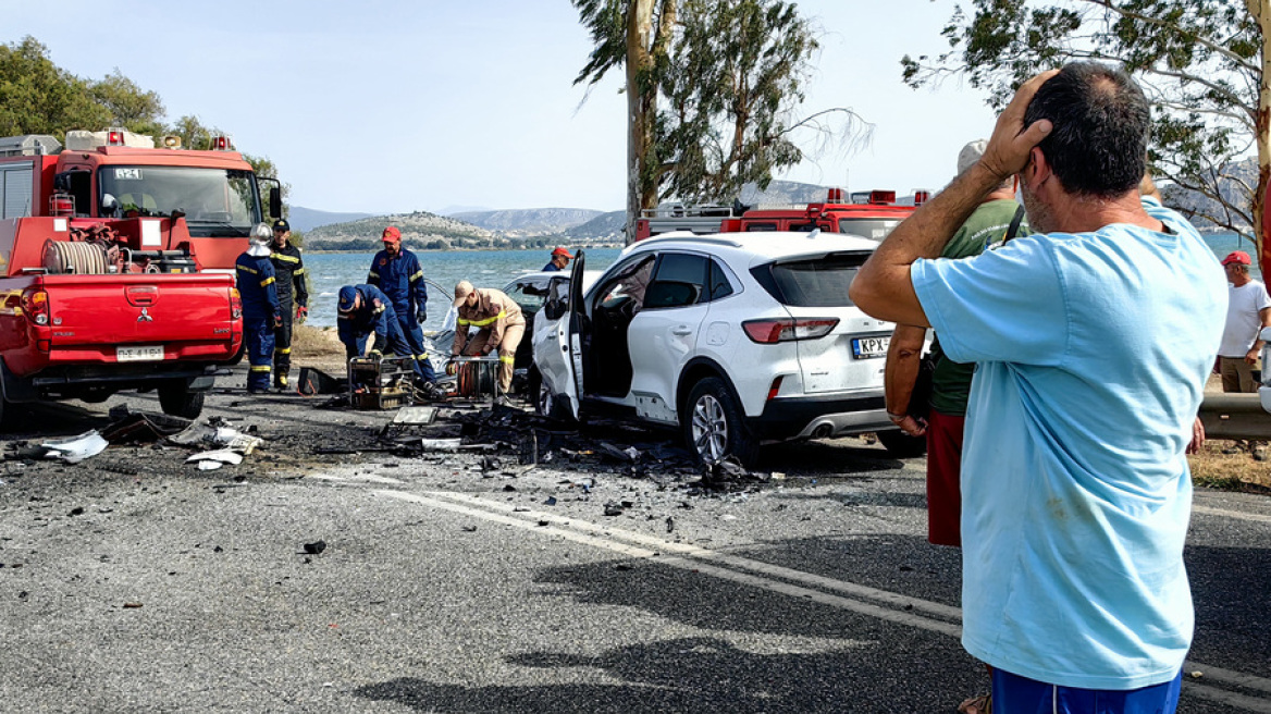 Αργολίδα: Ένας νεκρός και τρεις τραυματίες έπειτα από τη σύγκρουση τριών οχημάτων - Δείτε φωτογραφίες