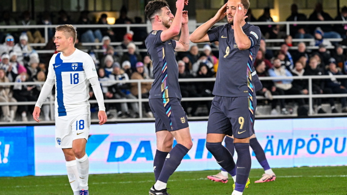 Nations League: Η Αγγλία νίκησε 3-1 την Φινλανδία αλλά και πάλι δεν έπεισε - Δείτε βίντεο