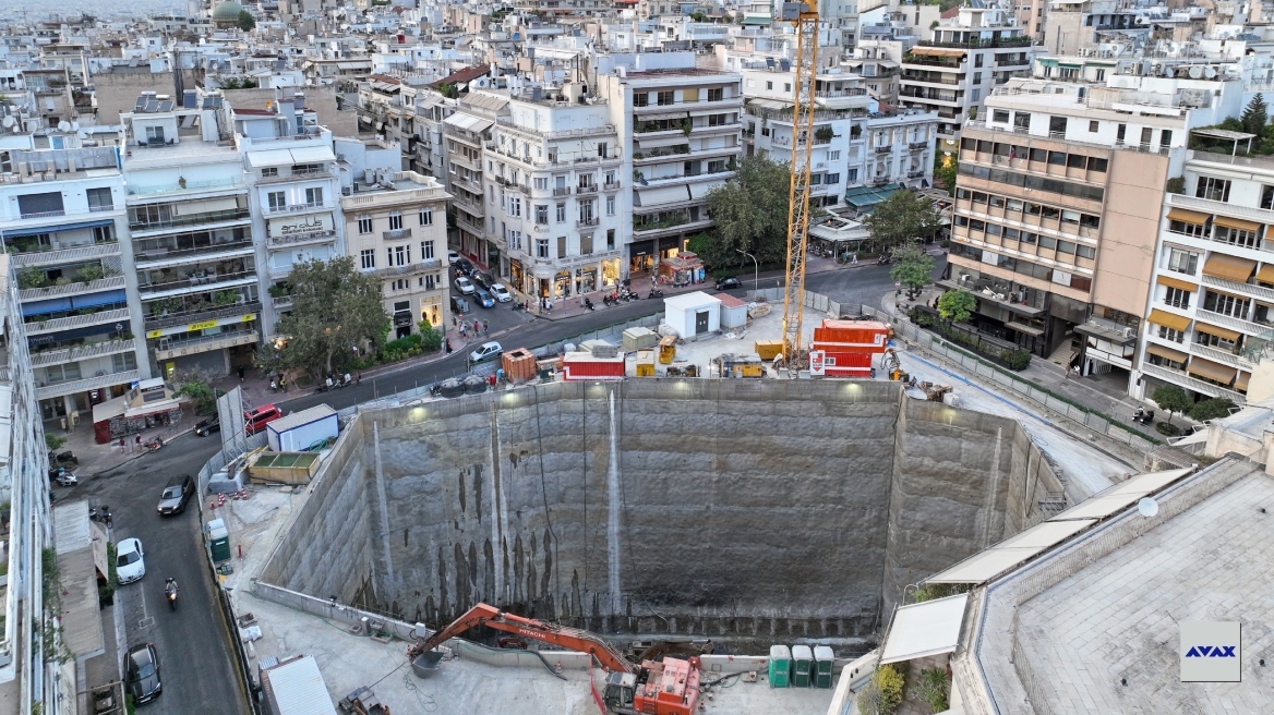 «Τρέχει» ο σταθμός «Κολωνάκι» της νέας Γραμμής 4 του Μετρό