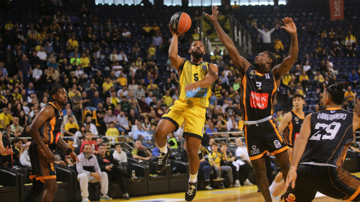 Basket League: Πρώτη νίκη για τον Άρη, 86-75 τον Προμηθέα στο Αλεξάνδρειο - Βίντεο 