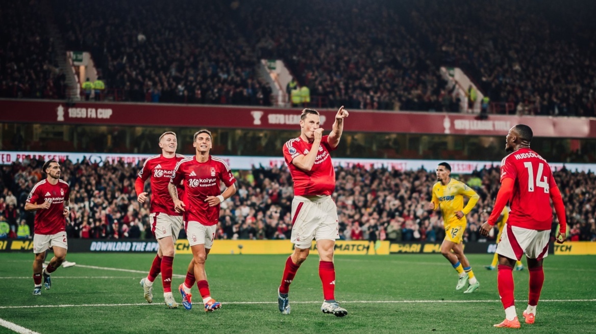 Premier League: Επέστρεψαν τα χαμόγελα στο «City Ground» και στη Νότιγχαμ, 1-0 την Κρίσταλ Πάλας 