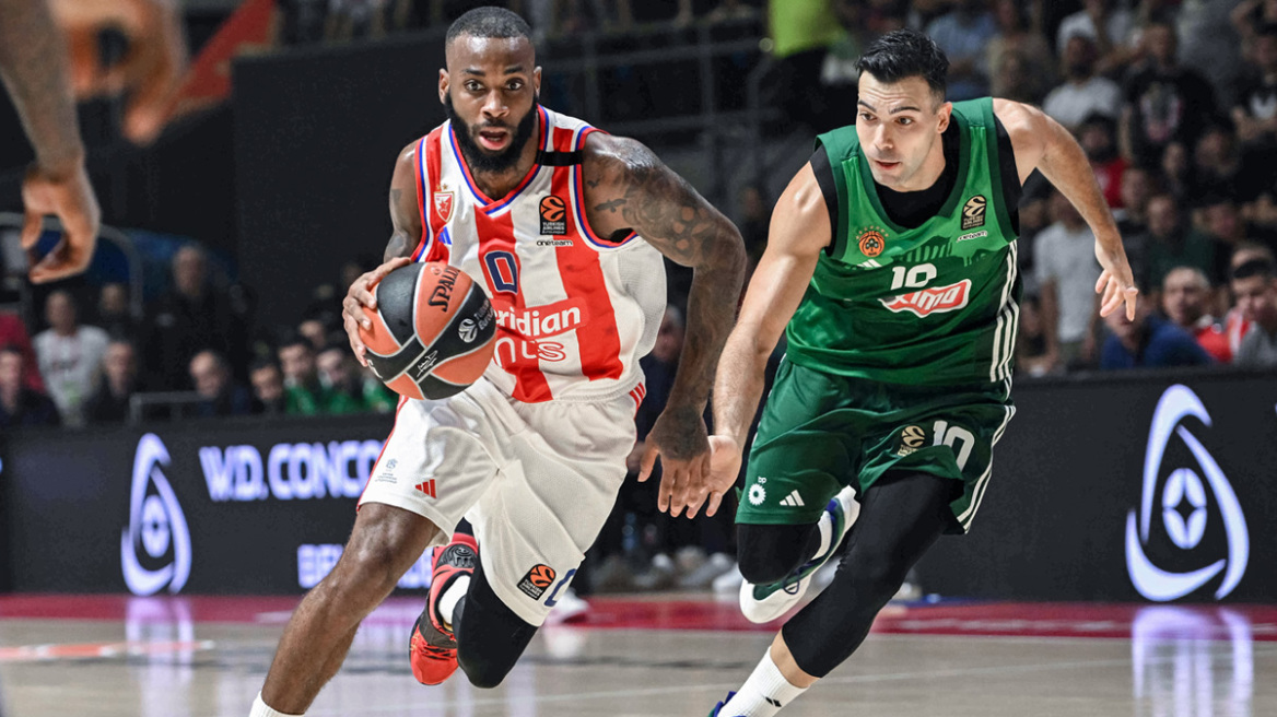 Euroleague: Τεράστιο διπλό του Παναθηναϊκού στο Βελιγράδι, 77-81 τον Ερυθρό Αστέρα 