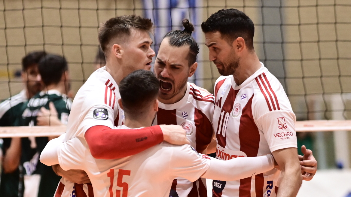 Volley League: Πέρασε από το Μετς ο Ολυμπιακός, 3-1 τον Παναθηναϊκό - Βίντεο 