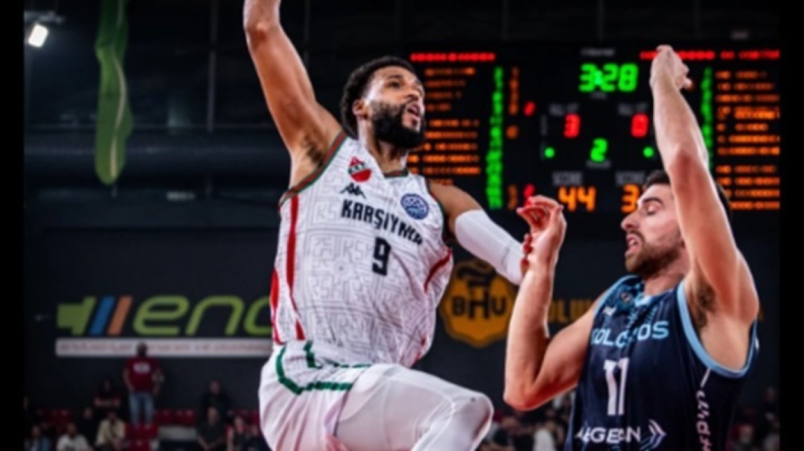 Basketball Champions League: Παραμένει χωρίς νίκη ο Κολοσσός, 95-79 η Καρσίγιακα