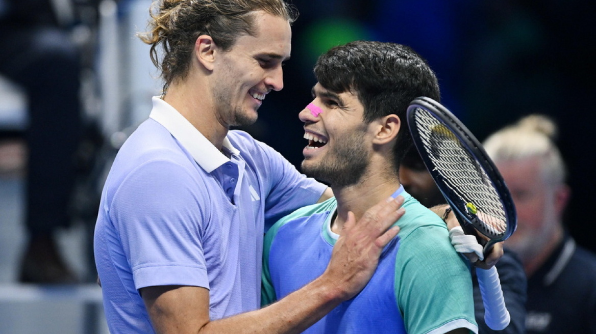 ATP Finals: Φοβερός Ζβέρεφ απέκλεισε με 2-0 τον Αλκαράθ στο Τορίνο και συνεχίζει στους «4» - Βίντεο 