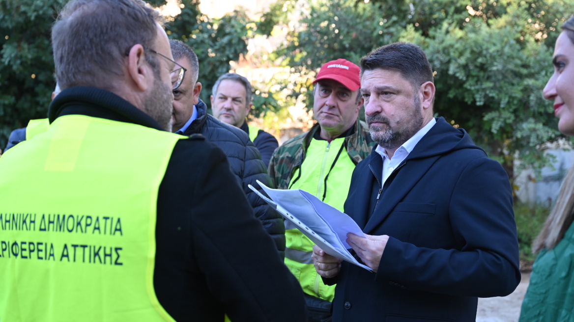 Περιφέρεια Αττικής: Νέα αυτοψία Χαρδαλιά στο ρέμα Ποδονίφτη - «Δρομολογούμε λύσεις σε χρόνια προβλήματα»