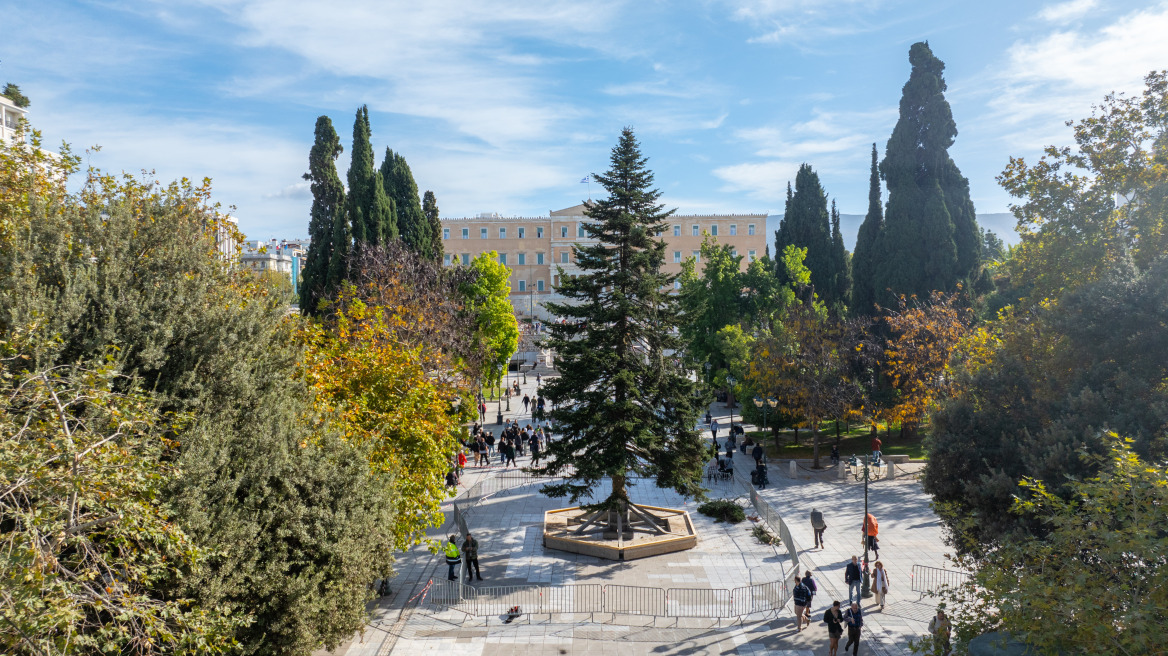 Δήμος Αθηναίων: Την Πέμπτη η φωταγώγηση του χριστουγεννιάτικου δέντρου στην πλατεία Συντάγματος