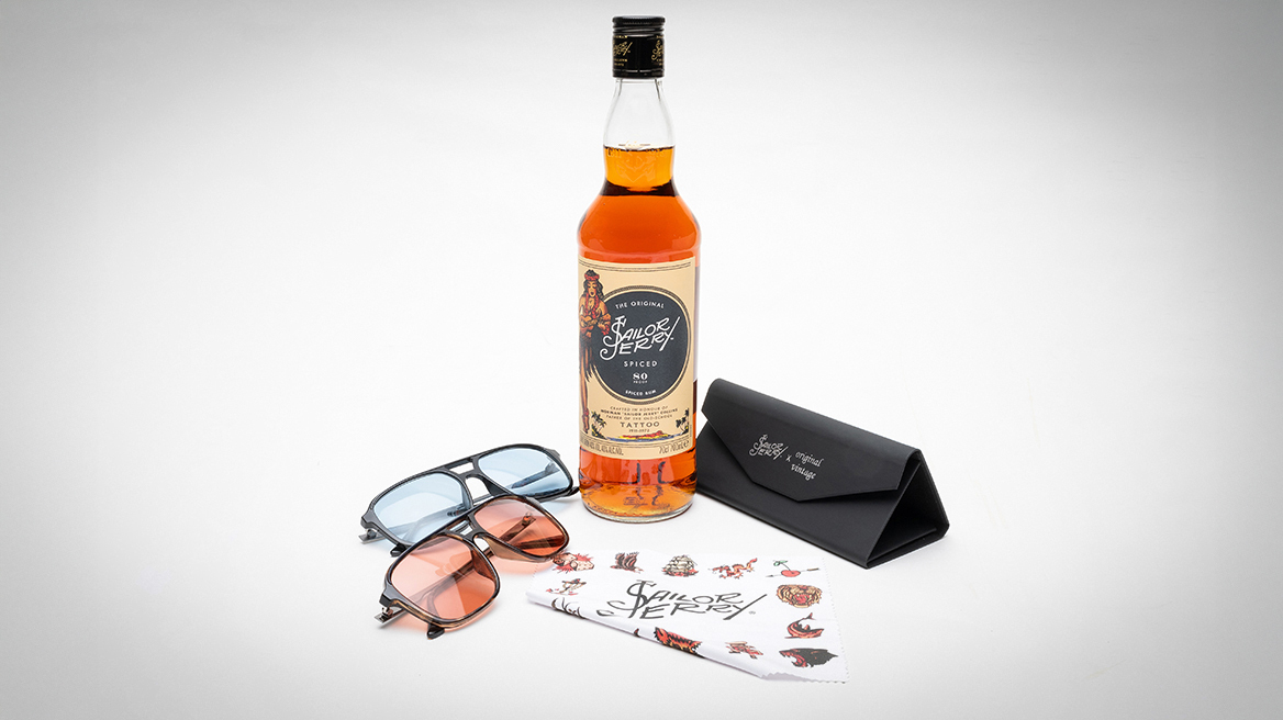 To Sailor Jerry Spiced Rum υπογράφει την νέα capsule collection της σειράς γυαλιών Original Vintage