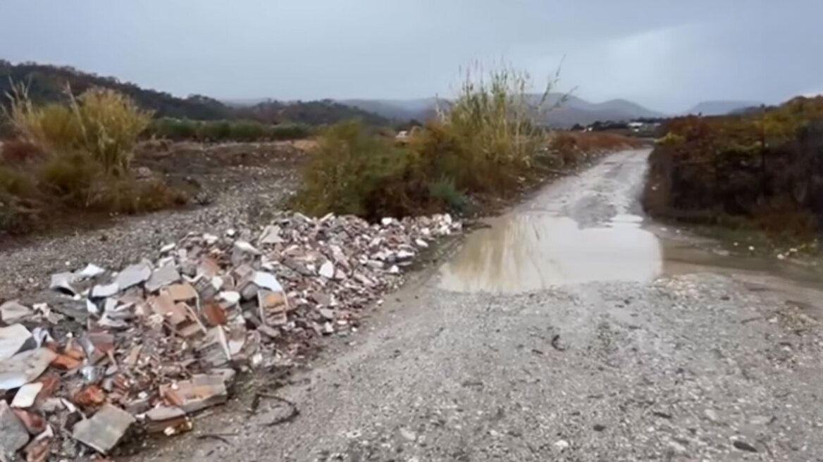 Ασυνείδητοι εκμεταλλεύτηκαν την κακοκαιρία στη Ρόδο και ξεφορτώθηκαν μπάζα – Η καταγγελία του αντιπεριφερειάρχη