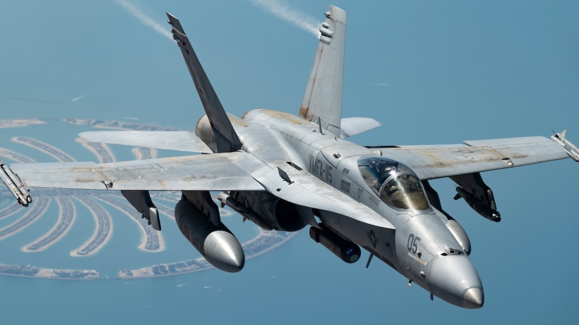 Το αμερικανικό F-18 που καταρρίφθηκε στην Ερυθρά Θάλασσα