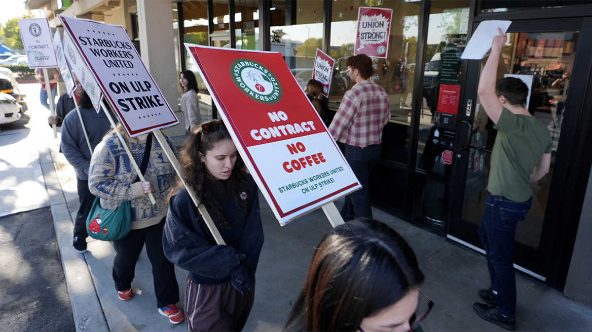 Απεργούν οι εργαζόμενοι των Starbucks στις ΗΠΑ - Κλειστά πάνω από 290 καταστήματα