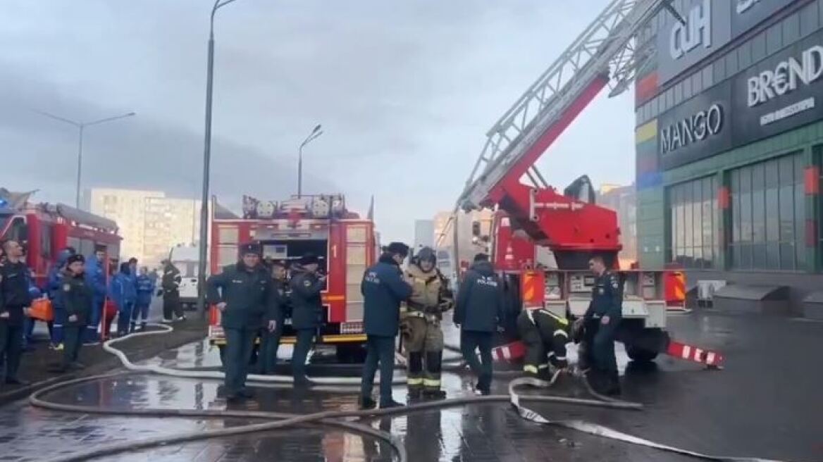 Ρωσία: Μια νεκρή έπειτα από φωτιά σε εμπορικό κέντρο στον Καύκασο