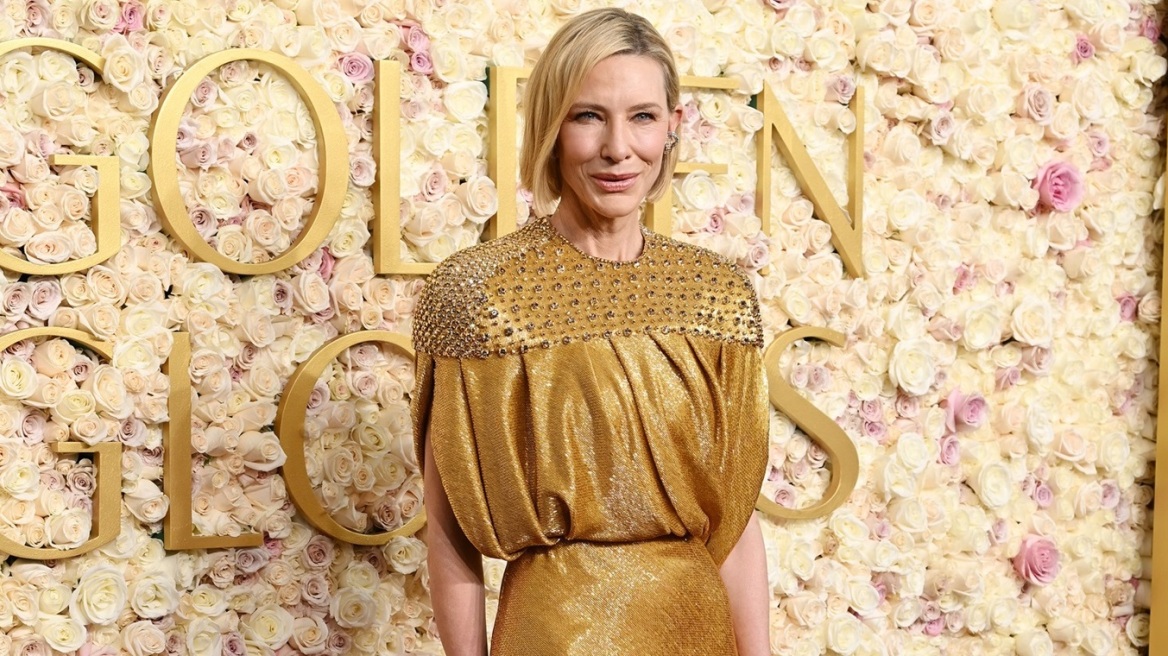 Χρυσές Σφαίρες: H Cate Blanchett με το χρυσό Louis Vuitton φόρεμα που φορούσε στις Κάννες