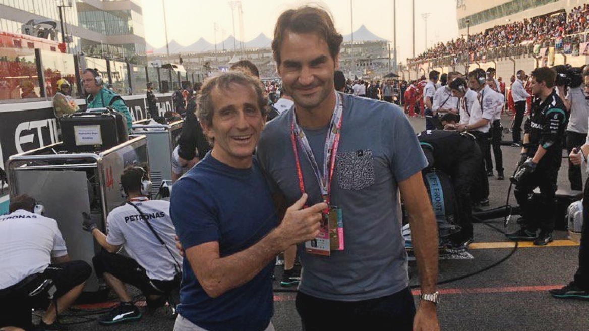 Φέντερερ - Προστ: Οι δύο θρύλοι του αθλητισμού συναντήθηκαν στο γήπεδο του γκολφ