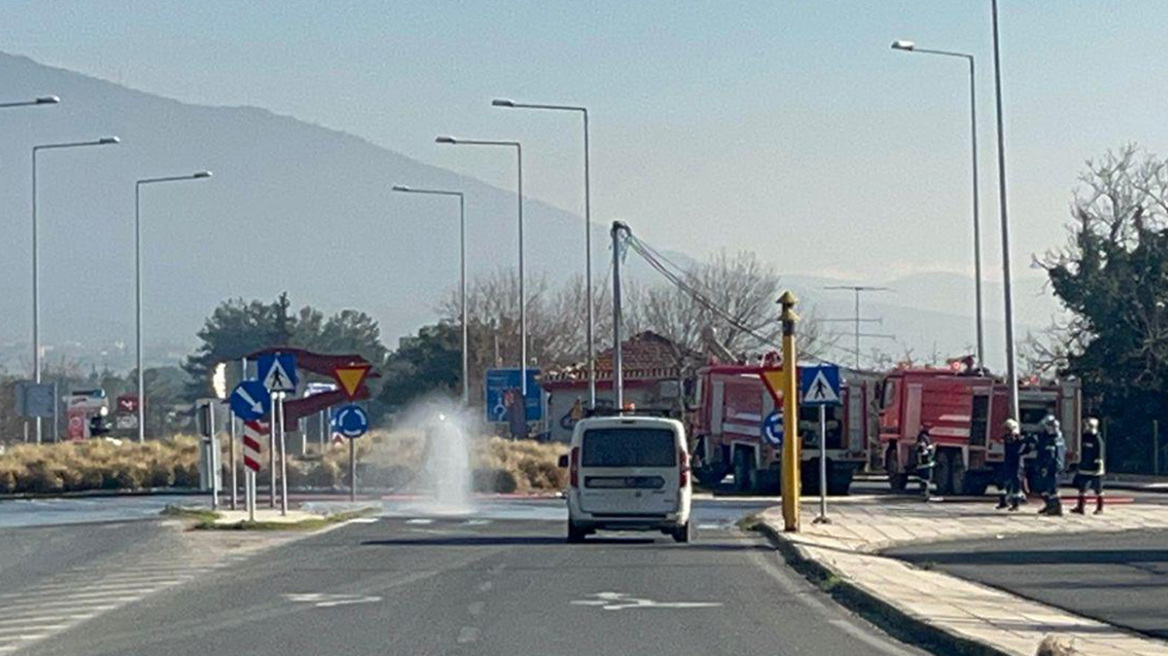 Συναγερμός για διαρροή αερίου στη Θέρμη