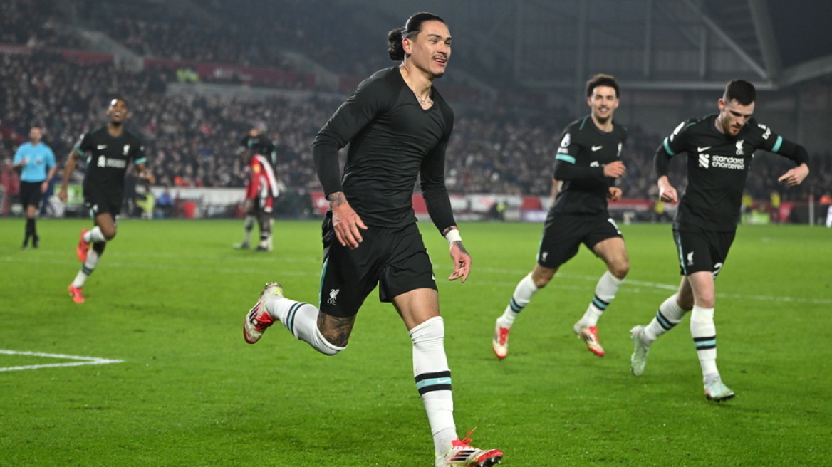 Μπρέντφορντ - Λίβερπουλ 0-2: «Απόδραση» με διπλό χτύπημα του Νούνιες στις καθυστερήσεις - Δείτε τα γκολ 