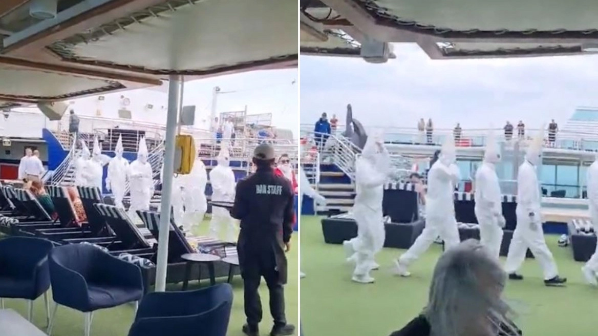 Αναστάτωση σε κρουαζιερόπλοιο στην Αυστραλία: Με στολές «Κου Κλουξ Κλαν» το προσωπικό