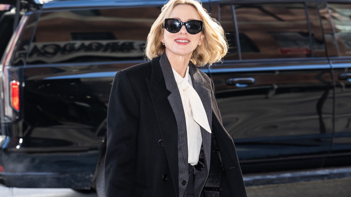 H Nαόμι Γουότς φόρεσε Celine για την τελευταία της έξοδο στη Νέα Υόρκη