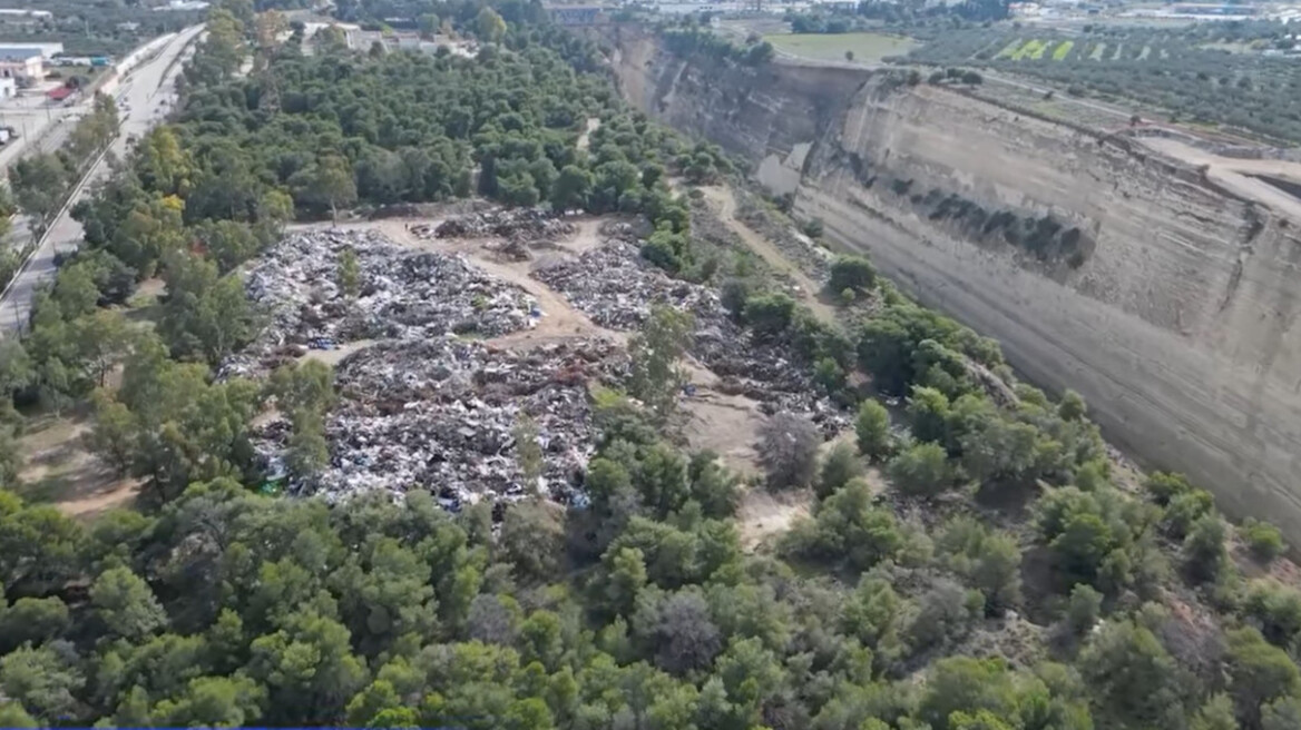 Ισθμός της Κορίνθου: Καταγγελία για υγειονομική βόμβα σε χώρο με μπάζα και σκουπίδια - Δείτε βίντεο