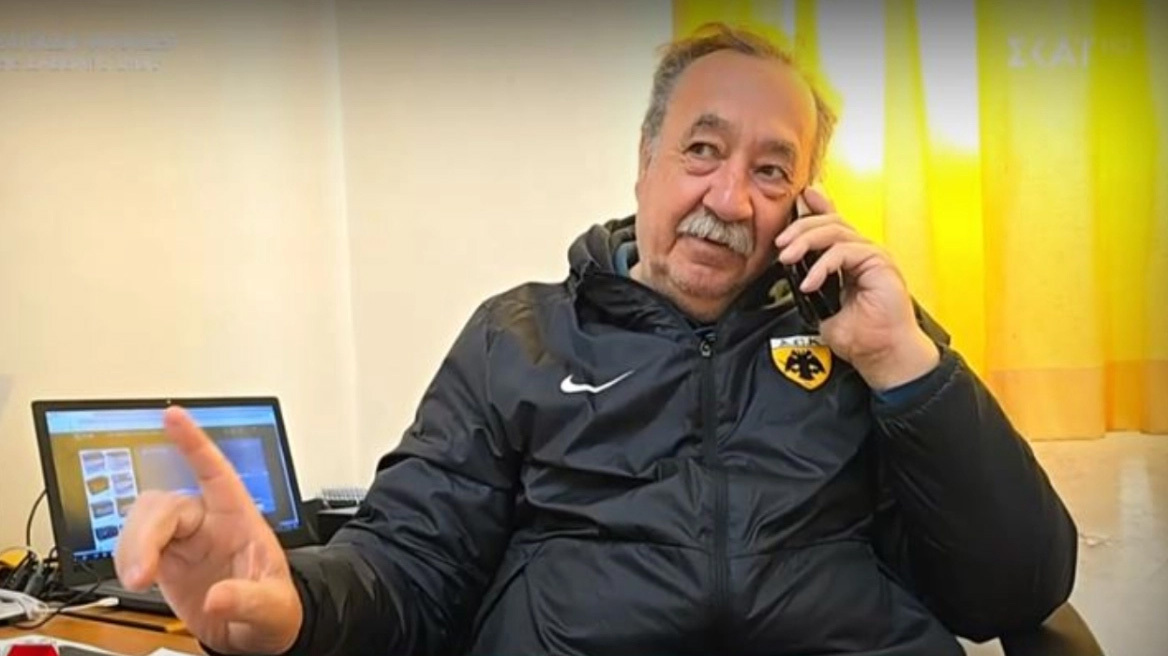 Ο δήμαρχος Ανάφης βγήκε στον ΣΚΑΪ με μπουφάν της ΑΕΚ: «Έχουμε και θύρα στη Ν. Φιλαδέλφεια»