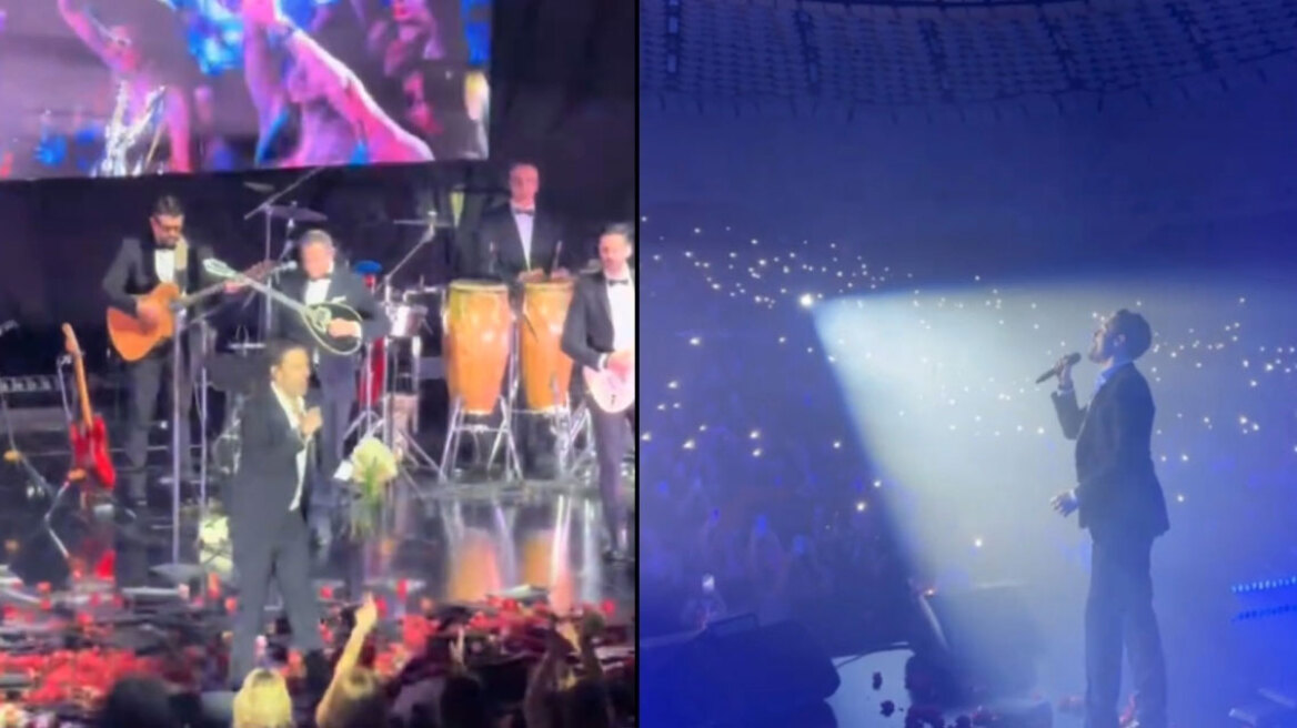 Χαμός στη συναυλία του Αργυρού στα Τίρανα: Καλωσόρισε το κοινό στα αλβανικά (vid)