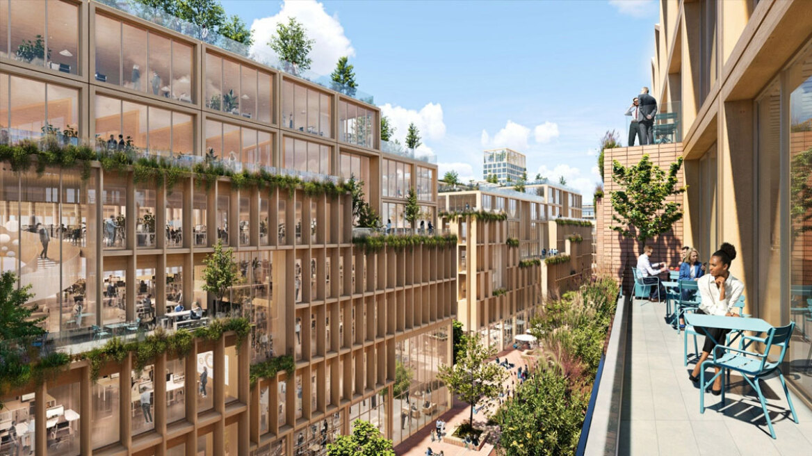 Μια σύγχρονη ξύλινη πόλη γεννιέται στη Στοκχόλμη