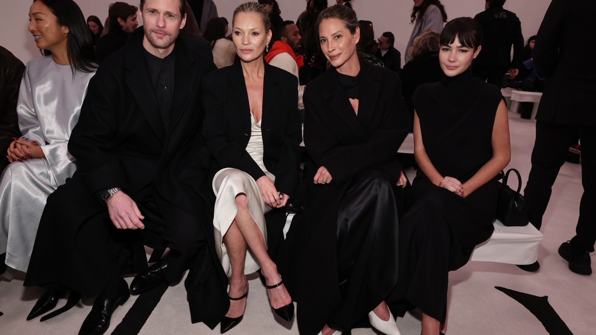 H Kate Moss και η Christy Turlington παρακολούθησαν από την πρώτη σειρά το πρώτο σόου Calvin Klein μετά από οκτώ χρόνια