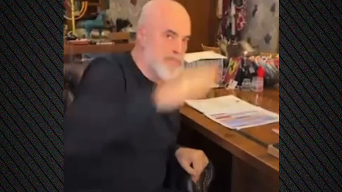 Έκρηξη του Ράμα μετά τη σύλληψη του δημάρχου Τιράνων – Έλεγε «Άντε γα@@@@» και χτύπησε το χέρι στο τραπέζι