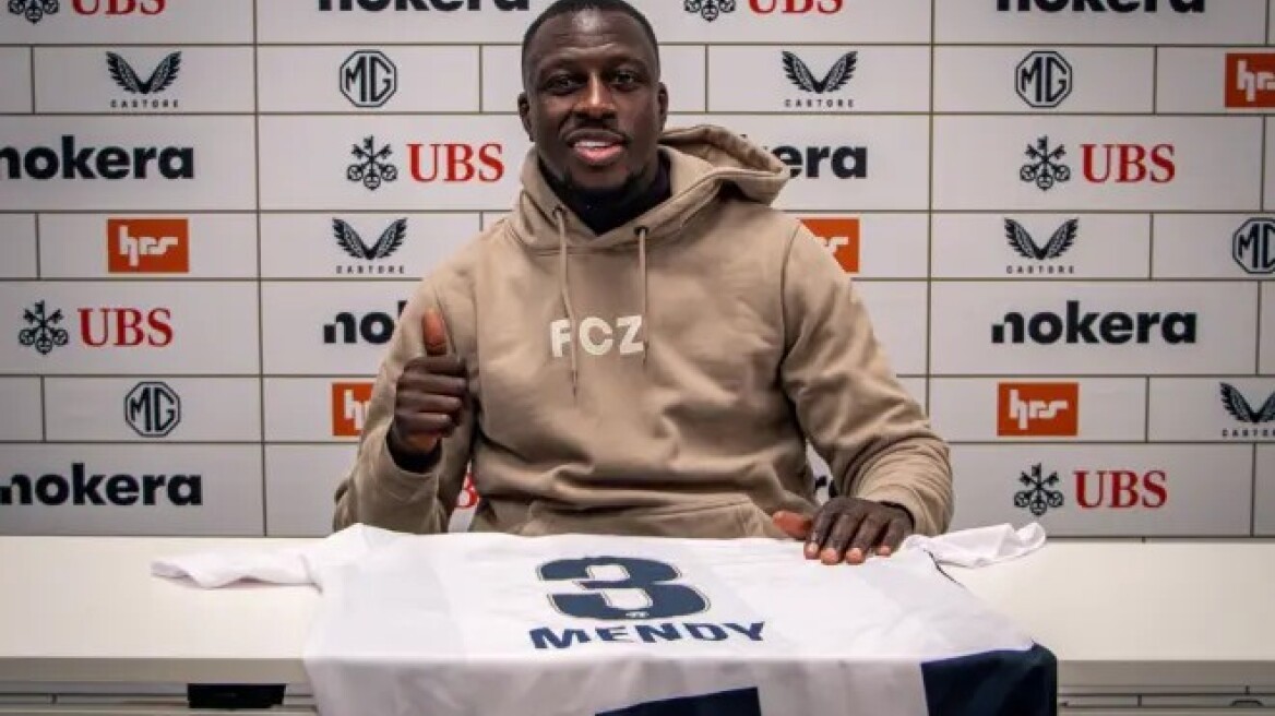 Μπενζαμέν Μεντί: Ο πρώην παίκτης της Σίτι, που αθωώθηκε για βιασμό, υπέγραψε στη Ζυρίχη