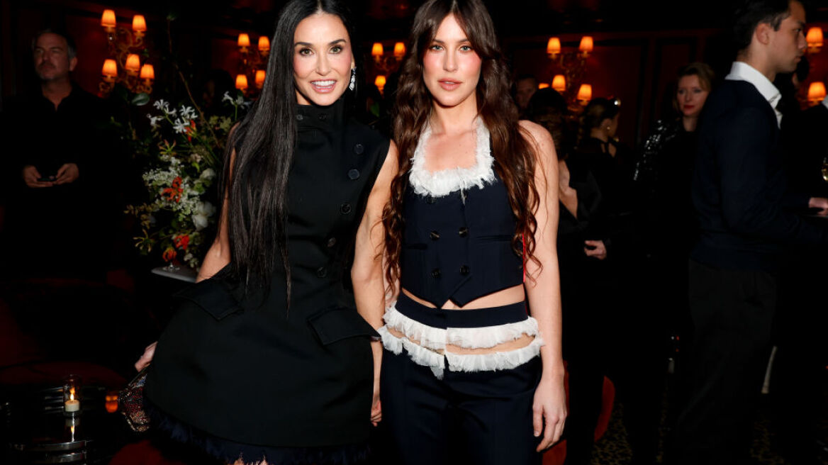 Η Ντέμι Μουρ και η κόρη της Σκάουτ μαζί στο πάρτι μετά τα BAFTA