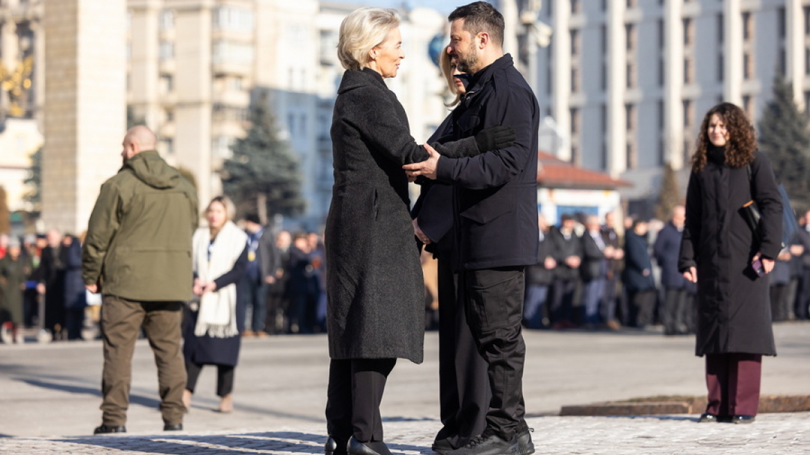 Η Φον ντερ Λάιεν ανακοίνωσε νέα εκταμίευση βοήθειας ύψους 3,5 δισ. ευρώ προς το Κίεβο