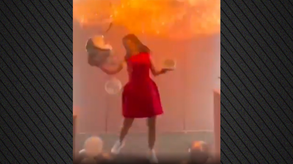 Τρομακτικό ατύχημα για 33χρονη στο Βιετνάμ: Έσκασε στο πρόσωπό της μπαλόνι με υδρογόνο που ακούμπησε στα κεριά της τούρτας της