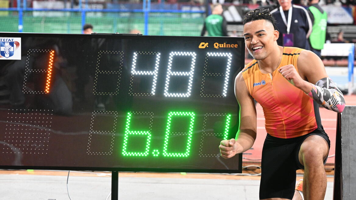Εμμανουήλ Καραλής: «Βροχή» τα πανελλήνια ρεκόρ στο ξεκίνημα του 2025 - Βίντεο 