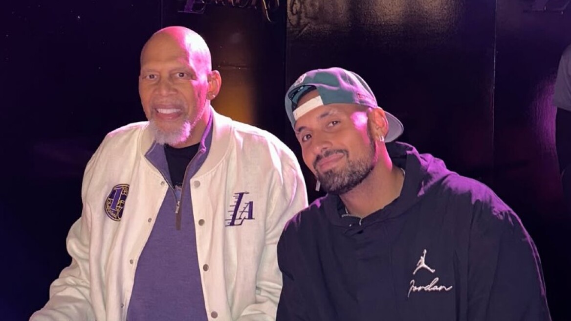 Η συνάντηση του Κύργιου με τον θρυλικό Καρίμ Αμντούλ Τζαμπάρ στο Λος Άντζελες - Φωτογραφίες
