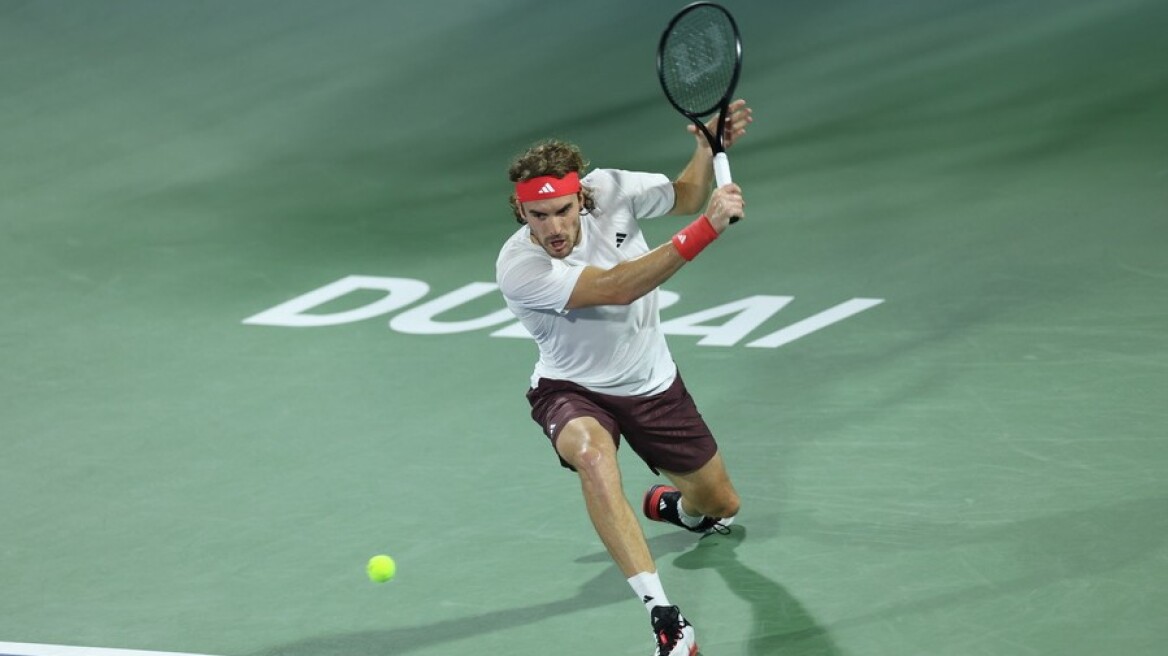 Προκρίθηκε στους «8» στο όπεν του Ντουμπάι με την 350η νίκη του ο Τσιτσιπάς, 2-1 τον Κατσάνοφ - Βίντεο